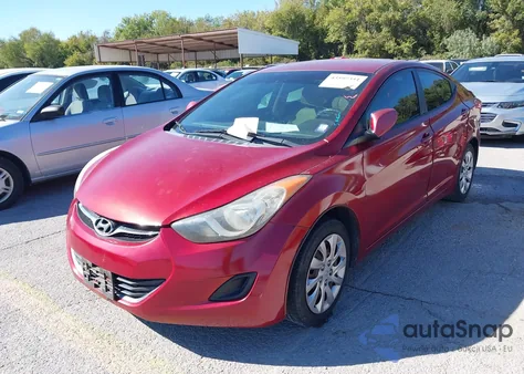 2012 Hyundai Elantra Gls (Ulsan Plant) z USA, uszkodzony, nr VIN KMHDH4AE3CU252278